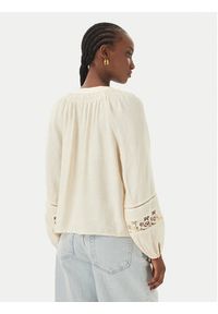 Vero Moda Koszula Stacy 10343458 Kremowy Loose Fit. Kolor: kremowy. Materiał: wiskoza #3