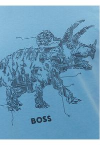 BOSS - Boss T-Shirt 50510376 Niebieski Regular Fit. Kolor: niebieski. Materiał: bawełna