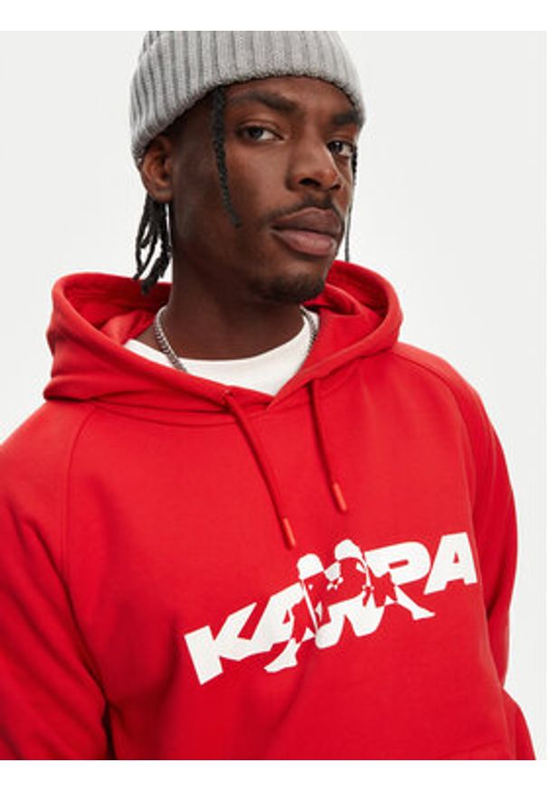 Kappa Bluza Nhayma 341V57W Czerwony Regular Fit. Kolor: czerwony. Materiał: bawełna