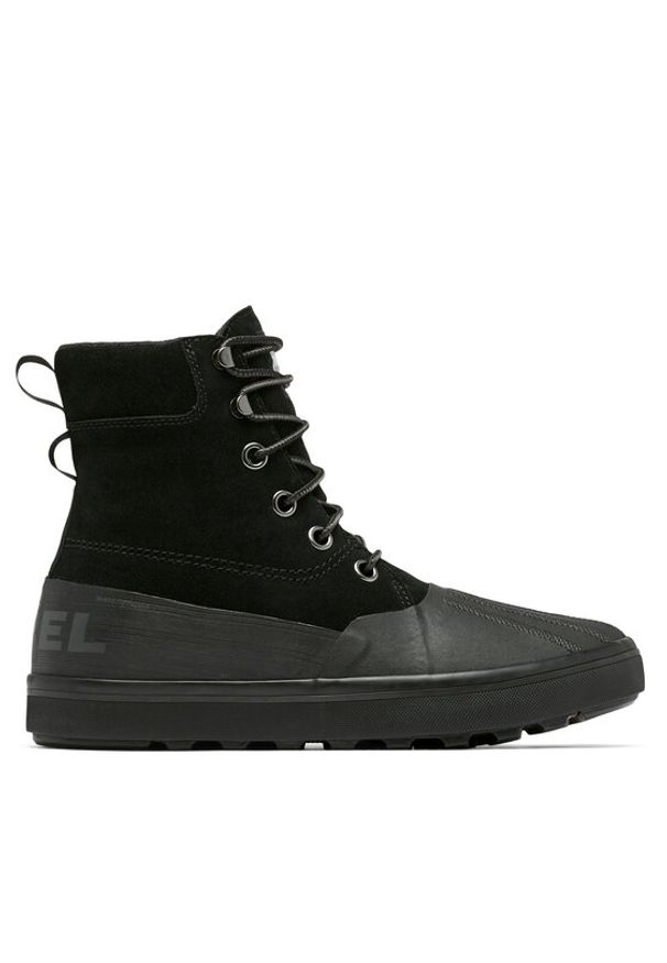 sorel - Sorel Trzewiki Cheyanne Metro II Boot 2048561010 Czarny. Kolor: czarny. Materiał: skóra, zamsz