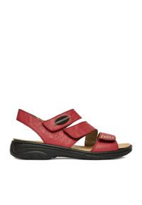 Rieker Sandały CEO-64573-33 Czerwony. Kolor: czerwony. Materiał: skóra #1