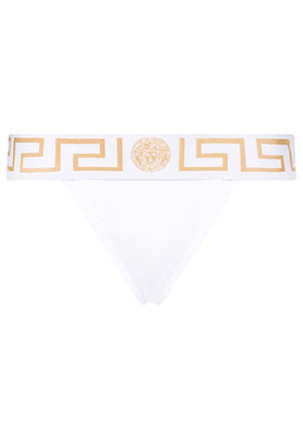 VERSACE - Versace Stringi AUD01042 Biały. Kolor: biały. Materiał: bawełna