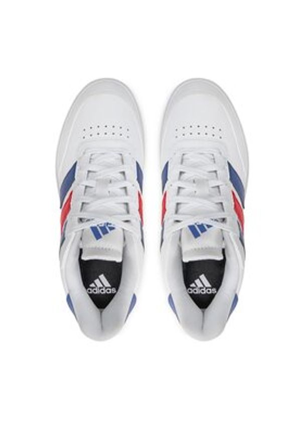 Adidas - adidas Sneakersy Courtblock IF4032 Biały. Kolor: biały. Materiał: skóra