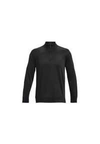 Bluza fitness męska Under Armour Armour Fleece 1/4 Zip. Kolor: czarny. Sport: fitness #1