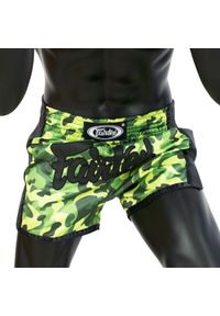 FAIRTEX - Spodenki Muay Thai Fairtex BS1710 Camo S. Kolor: zielony