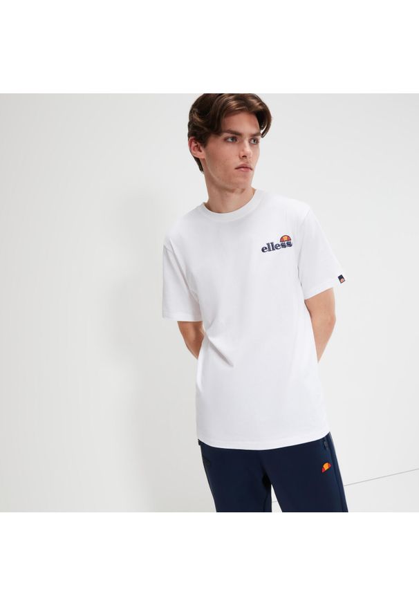 Koszulka sportowa męska Ellesse Voodoo. Kolor: biały. Długość rękawa: krótki rękaw. Długość: krótkie