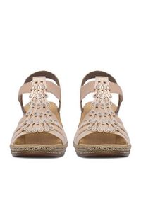 Rieker Sandały CEO-62436-31 Różowy. Kolor: różowy. Materiał: skóra #4