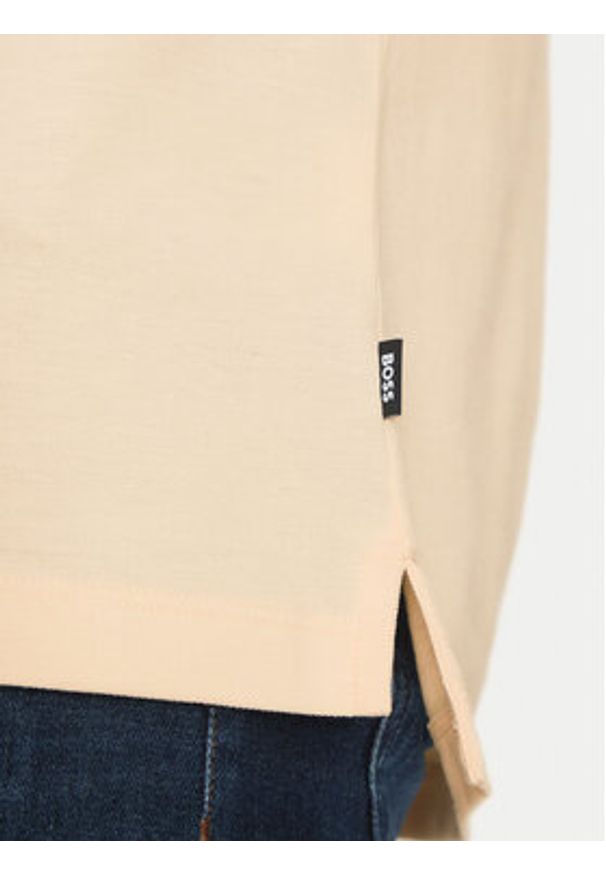 BOSS Polo Parlay 190 50494697 Écru Regular Fit. Typ kołnierza: polo. Materiał: bawełna