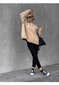 ClothStore - Bluza Light Basic Camel. Materiał: bawełna, dzianina, poliester #3