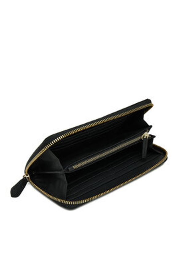 BOSS Portfel 50558016 Czarny. Kolor: czarny. Materiał: skóra