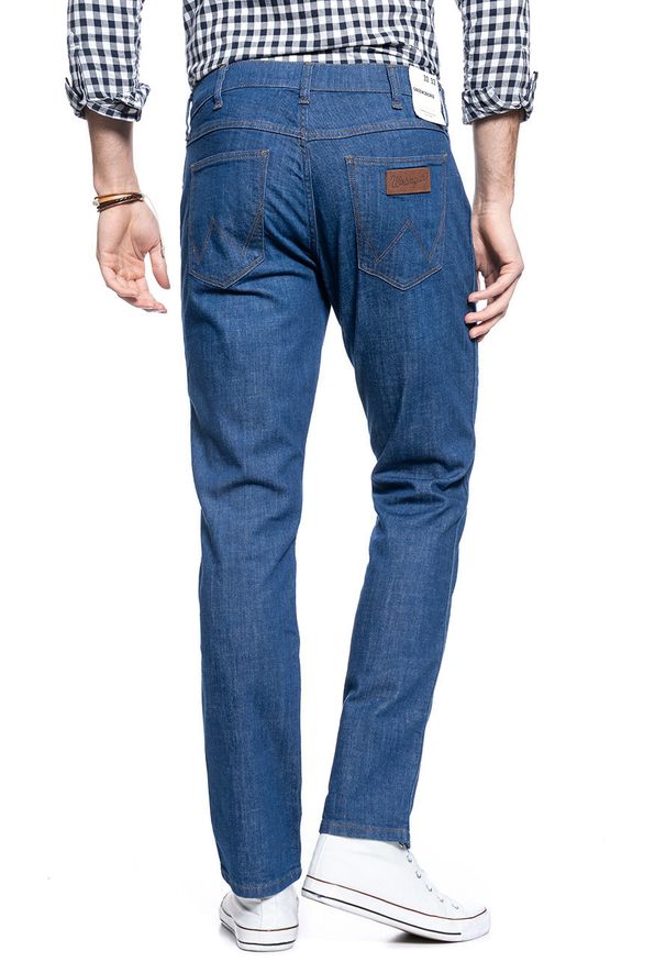 Wrangler - SPODNIE MĘSKIE WRANGLER GREENSBORO DARK BREEZE W15Q17602 112126826