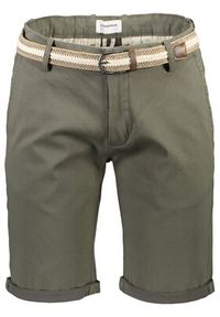 Lindbergh Szorty materiałowe 30-505048 Zielony Slim Fit. Kolor: zielony. Materiał: bawełna #4