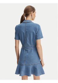 Morgan Sukienka jeansowa 261-RIGHT Niebieski Slim Fit. Kolor: niebieski. Materiał: bawełna #2