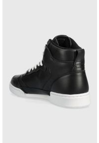 Polo Ralph Lauren sneakersy skórzane Polo Crt kolor czarny 809877680002. Nosek buta: okrągły. Zapięcie: sznurówki. Kolor: czarny. Materiał: skóra #2