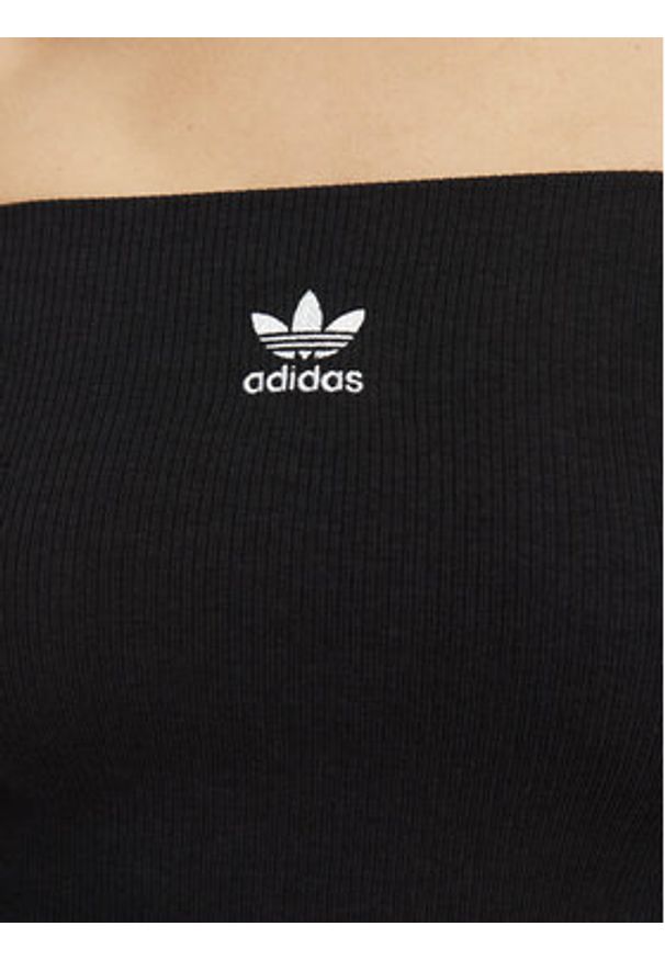 Adidas - adidas Bluzka Essentials KE3150 Czarny Slim Fit. Kolor: czarny. Materiał: bawełna, wiskoza