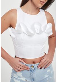 Elisabetta Franchi - Top damski z falbaną ELISABETTA FRANCHI #4