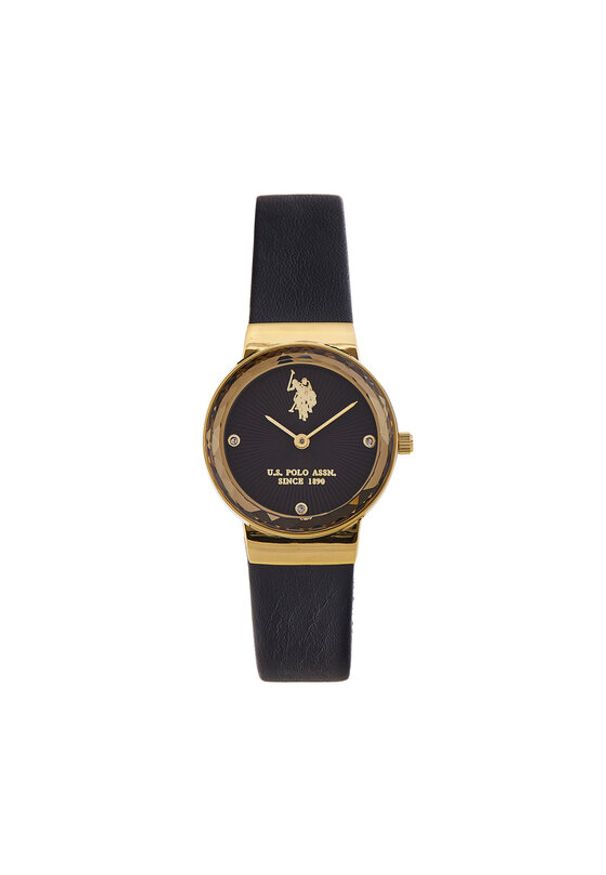 U.S. Polo Assn. Zegarek Angelique USP8257BK Czarny. Kolor: czarny