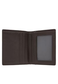 Calvin Klein Portfel Coated Ns Slim Billfold LV04D1084G Brązowy. Kolor: brązowy. Materiał: skóra #3