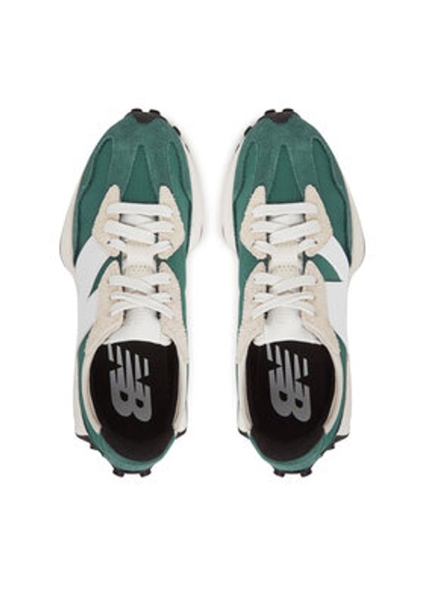 New Balance Sneakersy U327SBA Zielony. Kolor: zielony. Materiał: zamsz, skóra
