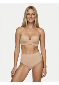 Wonderbra Biustonosz bardotka WB00032D Beżowy. Kolor: beżowy. Materiał: syntetyk #5