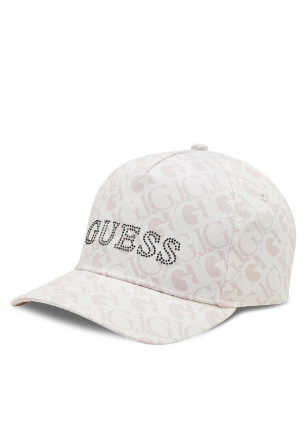 Guess Czapka z daszkiem J4YZ00 WO08O Beżowy Regular Fit. Kolor: beżowy. Materiał: materiał