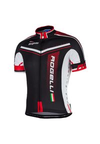 ROGELLI - Koszulka rowerowa męska Rogelli Gara Mostro. Kolor: wielokolorowy, czarny, czerwony