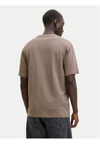 Jack & Jones T-Shirt Dover 12288897 Beżowy Relaxed Fit. Kolor: beżowy. Materiał: bawełna #2