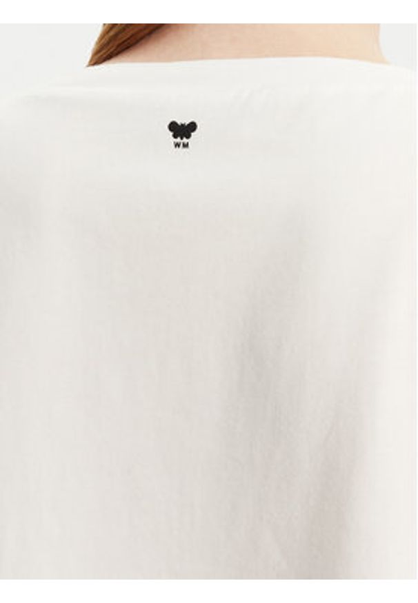 Weekend Max Mara T-Shirt Pampas 2515941082 Beżowy Relaxed Fit. Kolor: beżowy. Materiał: bawełna