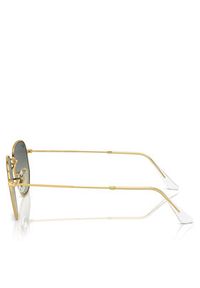 Ray-Ban Okulary przeciwsłoneczne Hexagonal 0RB3548 001/BH Złoty. Kolor: złoty