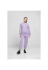 Bluza damska Urban Classics organic oversized crew. Kolor: niebieski. Materiał: bawełna #1