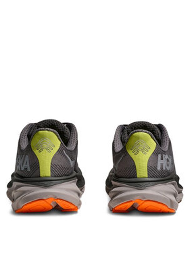 HOKA - Hoka Buty do biegania Clifton 9 GTX 1141470F Szary. Kolor: szary. Materiał: materiał