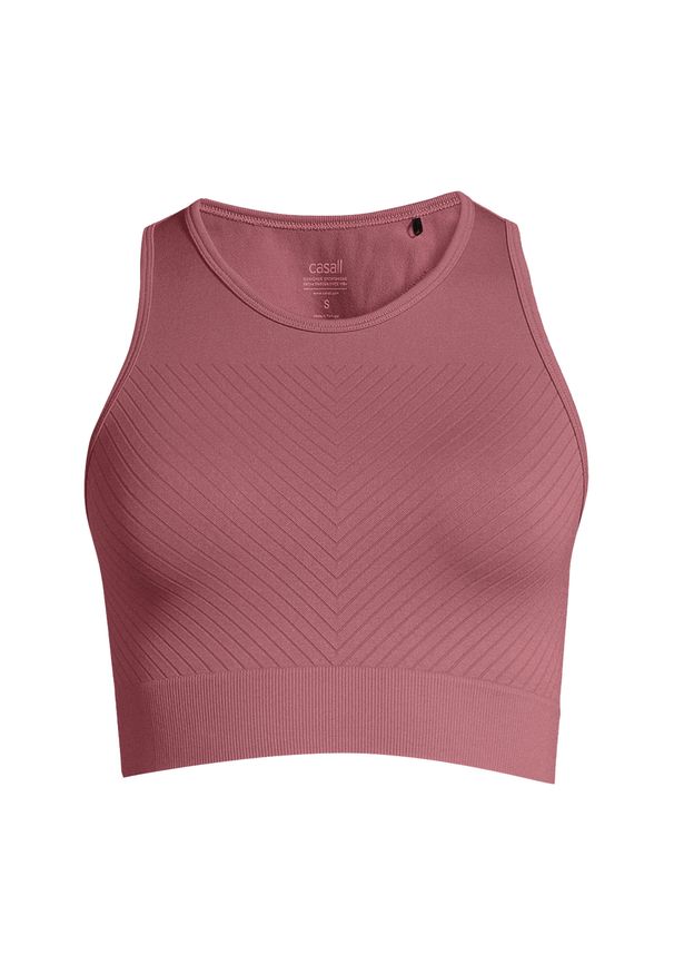 CASALL - Top treningowy damski Casall Essential Block Seamless Sport. Kolor: różowy. Sport: fitness
