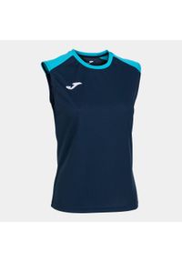 Koszulka do koszykówki damska Joma Eco Championship bez rękawów. Kolor: niebieski. Długość rękawa: bez rękawów #1