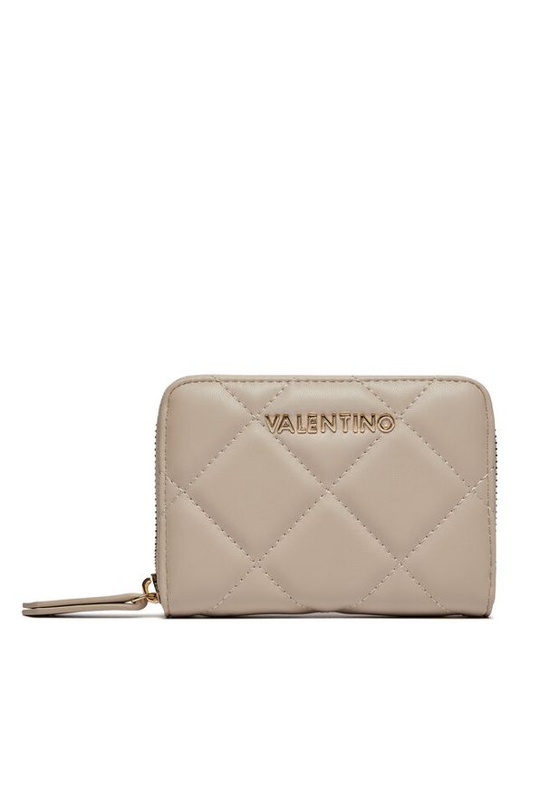 VALENTINO - Portfel Valentino. Kolor: kremowy