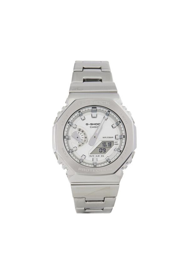 G-Shock Zegarek G-Steel GM-2110D-7AER Srebrny. Kolor: srebrny
