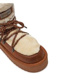D.Franklin Śniegowce DFSH371008 Brązowy. Kolor: brązowy. Materiał: materiał #4