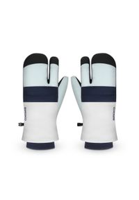 SIROKO - Trzypalczaste rękawice narciarskie Siroko Glisse White. Kolor: biały. Materiał: materiał. Technologia: Primaloft. Sezon: zima. Sport: narciarstwo #1