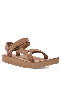 Teva Sandały Midform Universal Canvas 1127570 Brązowy. Kolor: brązowy. Materiał: materiał #4