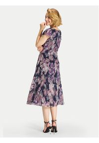 Swing Sukienka koktajlowa 5AK06000 Granatowy Regular Fit. Kolor: niebieski. Materiał: syntetyk. Styl: wizytowy #2