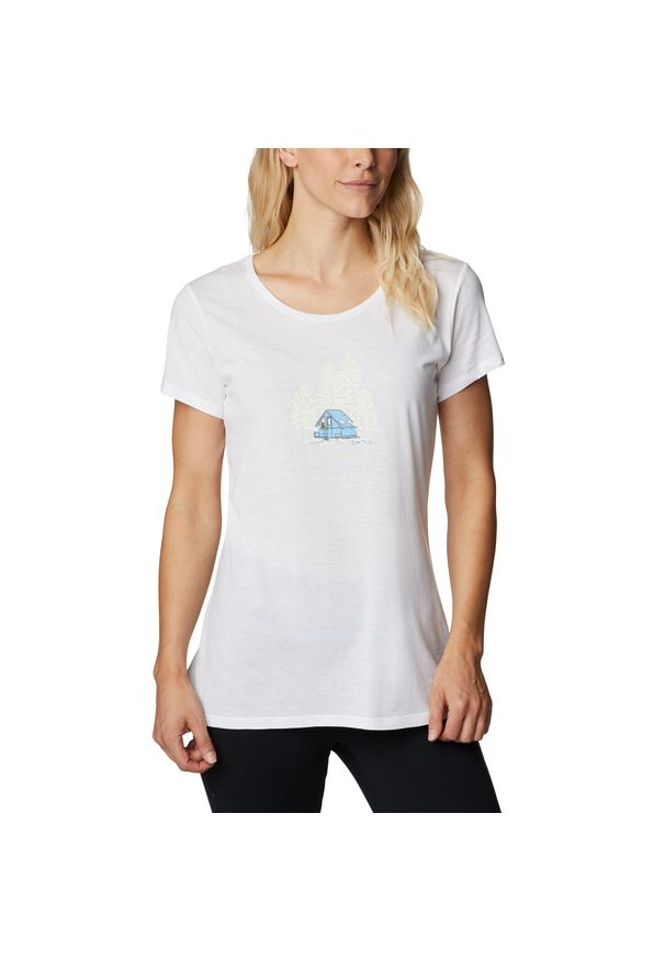 columbia - Koszulka trekkingowa damska Columbia Daisy Days Graphic. Kolor: biały