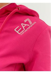 EA7 Emporio Armani Bluza 8NTM34 TJCQZ 1419 Różowy Regular Fit. Kolor: różowy. Materiał: bawełna #6