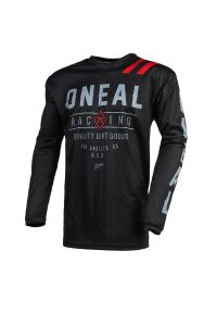 O'NEAL - Jersey rowerowy mtb O'neal Element DIRT black/gray. Kolor: czarny, szary, wielokolorowy. Materiał: jersey
