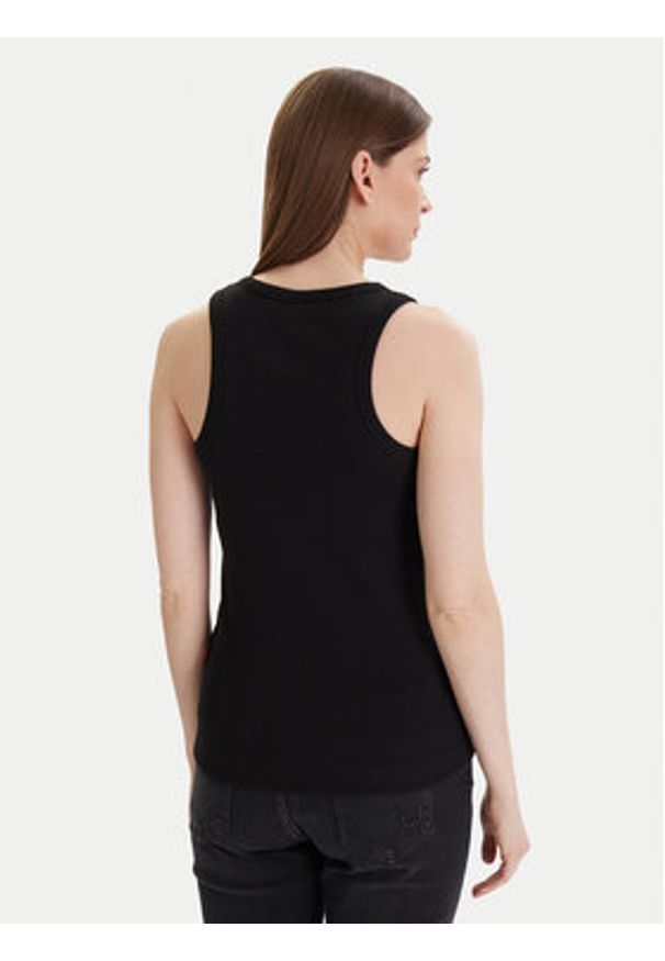 JOOP! Jeans Top Tunka 30046107 Czarny Slim Fit. Kolor: czarny. Materiał: bawełna