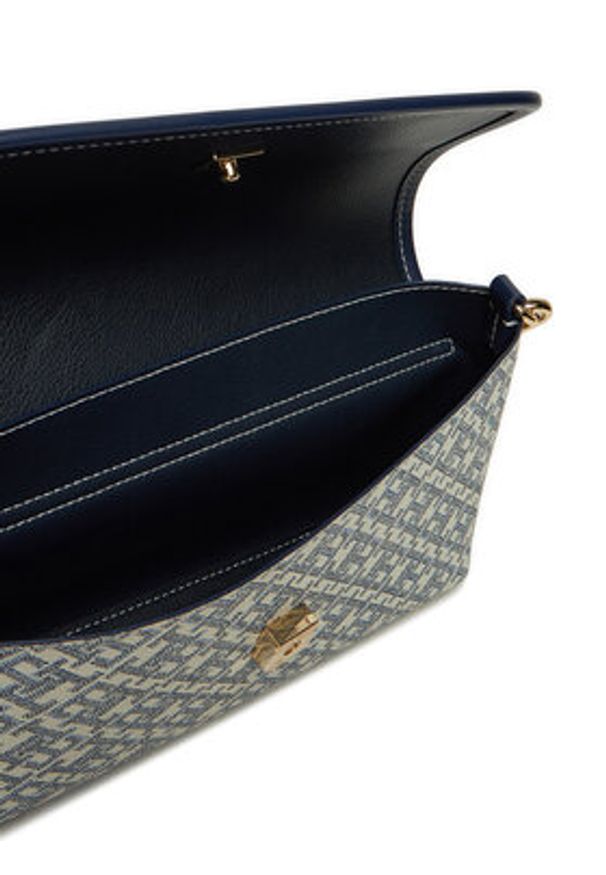 TOMMY HILFIGER - Tommy Hilfiger Torebka AW0AW17341 Niebieski. Kolor: niebieski. Materiał: skórzane