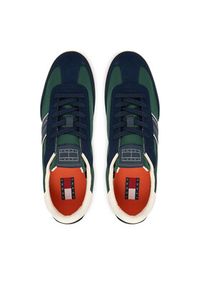 Tommy Jeans Sneakersy Tjm Retro Runner Cleated Winter EM0EM01664 Granatowy. Kolor: niebieski. Materiał: materiał #6