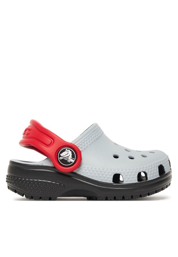 Klapki Crocs. Kolor: szary. Styl: sportowy, retro