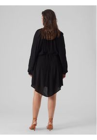 Vero Moda Curve Sukienka codzienna 10297334 Czarny Regular Fit. Okazja: na co dzień. Kolor: czarny. Materiał: wiskoza. Typ sukienki: proste. Styl: casual #3
