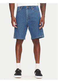 Wrangler Szorty jeansowe Frontier 112362493 Niebieski Relaxed Fit. Kolor: niebieski. Materiał: bawełna
