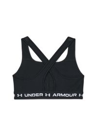 Biustonosz sportowy Under Armour Crossback Matte/Shine. Kolor: czarny