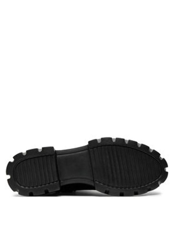 AGL Botki Chunky Biker D756589PGKD0711013 Czarny. Kolor: czarny. Materiał: skóra
